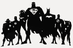 Justice League silhouette