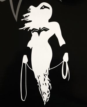 wonder woman silhouette